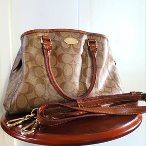 Coach Signature TwoWay PVC Bag